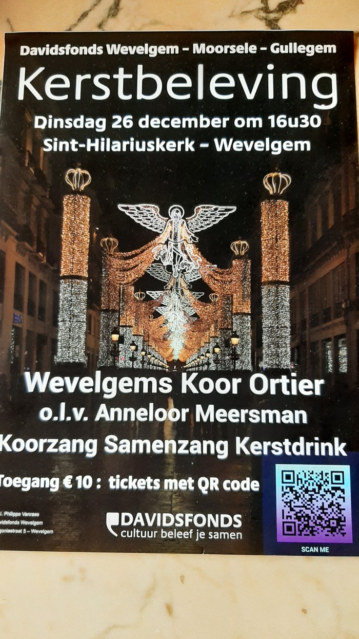 affiche kerstbeleving